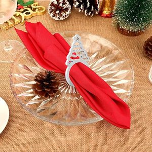 Servilletero de copo de nieve de árbol de Navidad, servilletero de copo de nieve de madera, hebillas PARA CENA DE Navidad, fiesta, banquete, servilletero de Navidad - Product Image 6