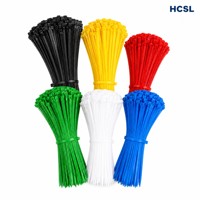 Attaches de câbles réutilisables en nylon 66 multicolores pour le câblage des racks de serveurs de centre de données