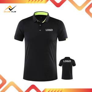 Polo de Golf de secado rápido 100% poliéster de manga corta uniformes de tenis Casual clásico ajuste con logotipo personalizado impreso Polo - Product Image 2