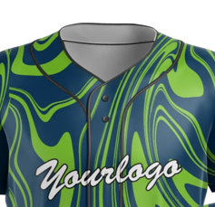 Conjunto Deportivo Transpirable de Jersey de Béisbol con Estampado de Sublimación Personalizado de Alta Calidad y Color Degradado - Product Image 3