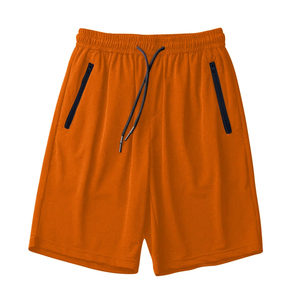Shorts de sport personnalisés pour hommes 100% coton Logo avant Écologique Séchage rapide Tissu respirant Usine de vêtements de sport OEM - Product Image 4