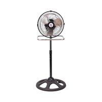 Ventilateur industriel électrique 110V à hauteur réglable en métal, à commande mécanique, pour usage domestique, camping-car, garage, hôtel