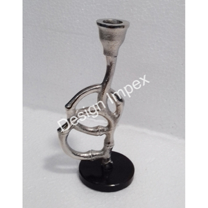 เชิงเทียนอะลูมิเนียมตกแต่งทรงรองเท้าบูทขี่ม้าพร้อมฐานสำหรับตกแต่งบ้าน - Product Image 3