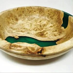 Bol à Résine pour le Rasage, Fabrication Artisanale, Poli, Écologique, Design Européen, Lavable au Lave-Vaisselle, Bol de Service Décoratif en Résine - Product Image 4