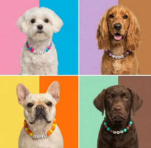 <span class=keywords><strong>Collar</strong></span> para Mascotas Hecho a Mano de Silicona de Dos Tonos, Seguro para Bebés, con Nombre Personalizado, Regalo Personalizado para Perros y Gatos Pequeños/Grandes - Product Image 2