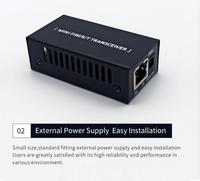 Convertisseur de média Ethernet Gigabit Mini YUNVO 1000 Mbps, 1 emplacement SFP, 1 RJ45 1000Base-X vers 1000Base-T, Plug and Play pour caméra IP FTTH