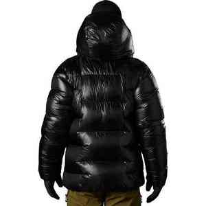 Chaqueta de Plumón para Hombre, Estilo Libre, para Invierno, de Alta Calidad, Cálida, con Acabado Brillante, Cuello Alto, Logotipo Frontal y Patrón de Letras - Product Image 5