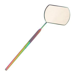 Custom Plasma Coated Stainless Steel Round Makeup <b>Mirror</b> with <b>LED</b> Light Desktop Vanity <b>Mirror</b> for Professional Beauty Salon - Product Image 1