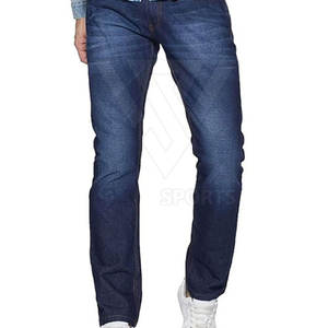 กางเกงยีนส์ผู้ชายสไตล์ลำลอง หลายกระเป๋า ผ้าฝ้าย ซับในขนแกะ กันยับ ราคาดีที่สุด สีพื้น เอวกลาง ทรงตรง - Product Image 5