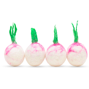 Hecho a mano 100% Natural fieltro de lana fruta diseño moderno personalizable decoración saludable para el hogar para aprender y jugar - Product Image 1