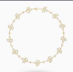 สร้อยคอเพชรชื่อที่กำหนดเองสำหรับผู้หญิง10K 14K 18K ทองแข็งเครื่องประดับดีทันสมัยสำหรับงานแต่งงานหรือของขวัญ - Product Image 1