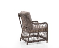Ensemble de meubles de jardin en rotin de qualité supérieure, moderne, fabriqué en Turquie, avec structure en aluminium miniature