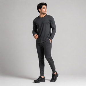 Herren Premium Baumwoll-Thermo-Unterwäsche - Atmungsaktive Gestrickte Basisschicht für Wintersport, Auch in Übergrößen Erhältlich - Product Image 1