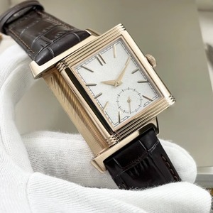 Reloj de Colección Formal para Hombre, con Caja de Oro Rosa de 18K y Placa Azul, Segundero Pequeño, Doble Bisel Abatible - Product Image 4