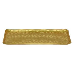Plateau de service en aluminium de qualité supérieure pour la décoration de restaurant de mariage à domicile au prix de gros - Product Image 1