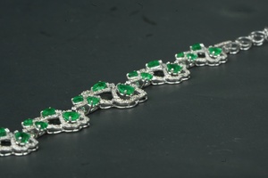 สร้อยข้อมือเพชรโมอิสเพชรรูปวงรีและกลมสีโรสโกลด์ซิลเวอร์โกลด์สำหรับปลูกในห้องปฏิบัติการกะรัตที่ทันสมัยปรับแต่งได้ B2B ผลิต - Product Image 4