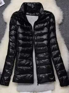 Nueva chaqueta de plumón de pato ultraligera para Otoño e Invierno para mujer, abrigo portátil a prueba de viento para invierno - Product Image 5