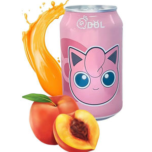 Bebida Refrescante con Sabor a Melocotón QDOL Pokemonn Jigglypuff, Lista para Enviar al por Mayor, 24 x 330 ml, Refresco Afrutado Dulce - Product Image 5
