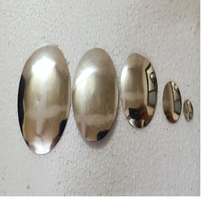 Conchos en laiton plaqué argent sur mesure de taille0,5 pouce à 3 pouces, idéaux pour les concepteurs de ceintures et pour la revente - Product Image 1