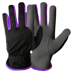 Guantes de montaje de cuero de alta resistencia hechos de guantes de trabajo de cuero de grano de cabra | Seguridad Industrial | Guantes mecánicos de buena calidad - Product Image 3