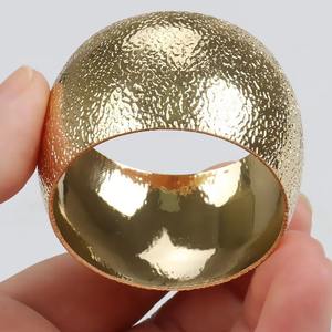 Porte-anneau de serviette en or audacieux pour décor de Table de luxe événements de mariage fêtes hôtel salle à manger déclaration Serviette accessoire - Product Image 6