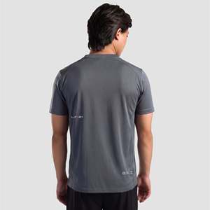 เสื้อยืด 21 Tee by Gain ทรงปกติ พิมพ์ลาย PU สีเทา ผ้าโพลีเอสเตอร์ 100% น้ำหนัก 230 กรัม ผ้าถัก ทรงยาว พิมพ์ลายซิลค์สกรีนตามสั่ง - Product Image 2