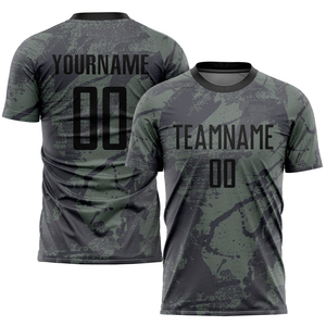 Uniforme de fútbol personalizado unisex de color degradado, camisetas de fútbol sublimadas, conjuntos de ropa de fútbol, logotipo y tamaño personalizados, servicio OEM - Product Image 2