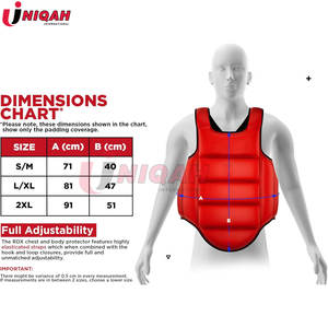 Protecteur de poitrine de boxe personnalisé de haute qualité Protecteur de poitrine Sanda Équipement d'entraînement Garde du corps grossistes - Product Image 4