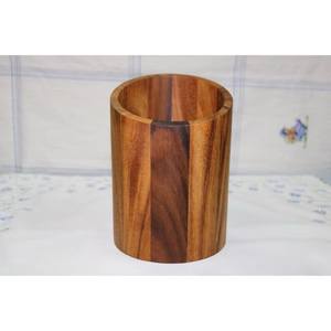 Portautensilios de Madera Maciza Natural Hecho a Mano, No Plegable, para Encimera de Cocina, Duradero, Multifuncional, Almacenamiento de Utensilios de Cocina - Product Image 6