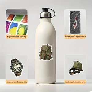 ชุดสติ๊กเกอร์ตกแต่งลายทหารและลายพราง 50 ชิ้น ผลงานชิ้นเอกทางทหาร - Product Image 6