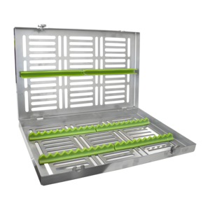 Plateau de stérilisation de Cassette en acier inoxydable de haute qualité 20 pièces Instruments chirurgicaux dentaires manuels avec machines - Product Image 6