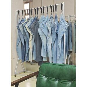 Jeans de Pierna Recta de Cintura Alta, Desgastados, Vintage, Personalizados de Alta Calidad - Product Image 6