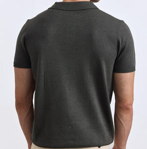 Camiseta Deportiva de Rugby Personalizada, Transpirable, Estilo Polo de Golf, Cuello Alto, Tejido de Punto, Estampado Digital, Manga Corta, Lavada, para Hombre - Product Image 5