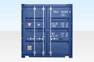 Conteneur maritime bleu sec de 40 pieds, neuf et vide, pour le transport de marchandises, origine Ankara, marque de conteneur maritime - Product Image 2