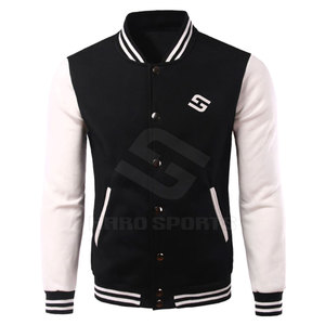 Custom Design High Quality Letterman <b>Jackets</b> Custom Casual Wear <b>Men</b> <b>Long</b> Sleeve Lettermen <b>Jacket</b> - Product Image 1