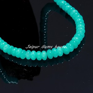 Collar de cuentas de cuarzo amazonita de 8mm de alta calidad, forma de Rondelle suave, joyería de boda hecha a mano, regalo perfecto para Amazon - Product Image 3