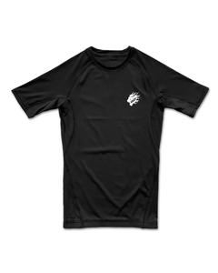 Rash Guard sublimé personnalisé de haute qualité léger et durable BJJ formation à manches courtes respirant et lavé Rash Guard - Product Image 1