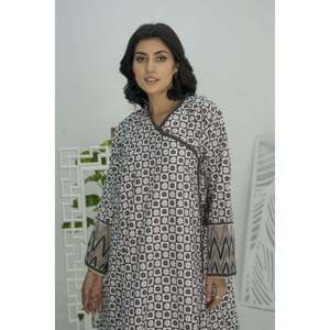 Traje Salwar Kameez de 3 Piezas para Niñas, Estilo Indio/Pakistaní, en Algodón, Edición Formal Larga Digital - Product Image 4