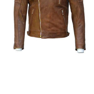 Blouson en cuir pour homme, coupe-vent, norme CE, commandes OEM personnalisées en gros 2026 - Product Image 5
