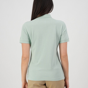 เสื้อยืดโปโลแขนสั้นผ้าฝ้าย100% ระบายอากาศได้ดีพอดีตัวปกติเสื้อยืดโปโลกอล์ฟพิมพ์โลโก้ได้ตามต้องการ - Product Image 2