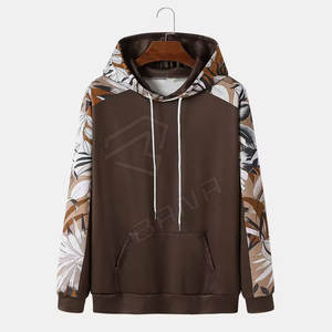 Nouveauté Sweat à capuche surdimensionné léger de haute qualité avec impression de logo personnalisé en polaire pour hommes - Product Image 1