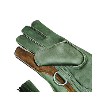 Gants de fauconnerie en cuir véritable imperméables sur mesure pour piège à oiseaux, piège à aigle forestier, piège à animaux, design élégant, tailles et couleurs personnalisées - Product Image 6