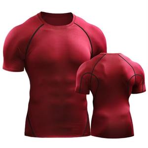Hot selling sublimation gym fitness compression Rash Guard <b>shirt</b> <b>men</b> Comfortable mama <b>swimming</b> rash guard for Unisex - Product Image 4