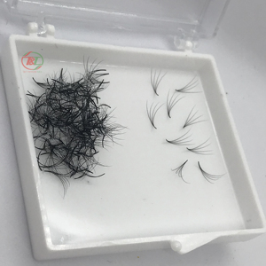 Faux cils synthétiques faits à la main en vrac de haute qualité du Vietnam, 1000 éventails pré-faits, naturels, longs et doux - Product Image 2