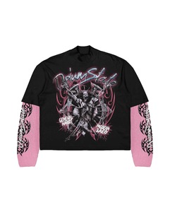 Vente en gros du fabricant T-shirt graphique Boxy vintage en coton noir délavé à l'acide pour hommes, coupe courte, coupe recadrée, imprimé uni - Product Image 6