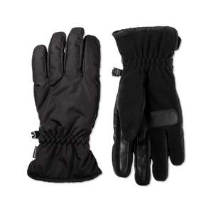 Guanti Invernali Isotoner da Uomo Smart Dri con Fodera in Pile e Touch Screen, Neri XL - Attrezzatura Funzionale per Esterni - Product Image 1