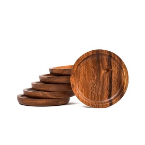 Wholesale Walnut <b>Coasters</b> Custom Engraved Wooden <b>Drink</b> <b>Coasters</b> for Gifts - Product Image 1