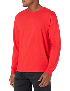 Round Neck <b>Long</b> <b>Sleeve</b> men's <b>T</b>-<b>shirts</b> <b>red</b> color best price OEM ODM service customized <b>long</b> <b>sleeves</b> Mens <b>t</b> <b>shirts</b> - Product Image 1