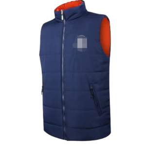 Chaleco Acolchado Sin Mangas Unisex Personalizado al por Mayor, Chaleco Ligero y Cálido para Invierno, Senderismo al Aire Libre, con Cuello Alto y Logotipo Frontal - Product Image 3