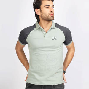 Diseño personalizado de los hombres para la camiseta Polo de manga corta y transpirable Hecho en Pakistán-Material de poliéster/algodón de color liso - Product Image 1
